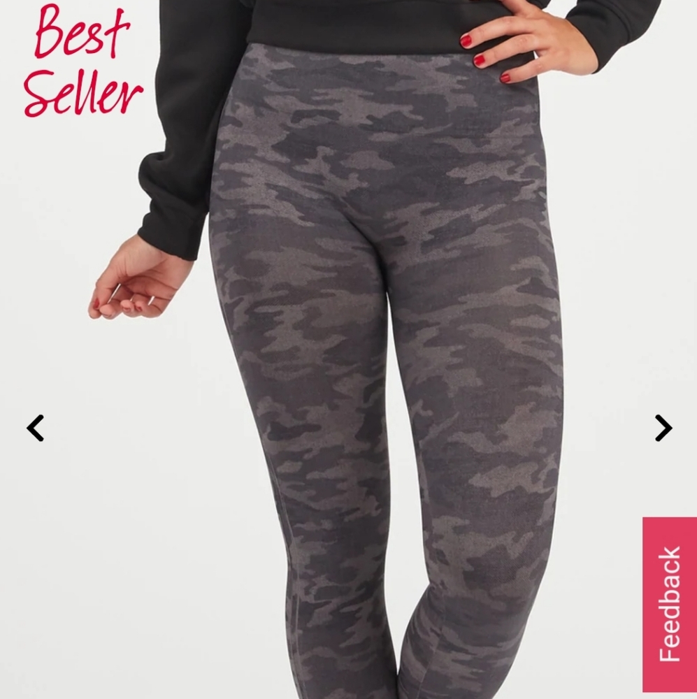 SPANX seamless camo leggings